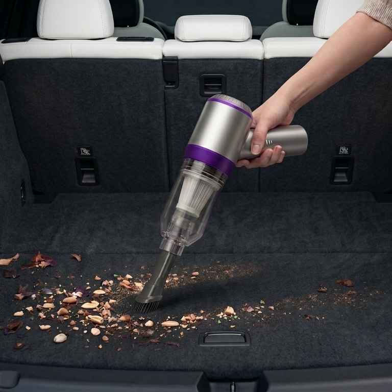 AutoPro Aeroflow Pro™ - Aspirateur Portable Sans Fil 2-en-1 pour Voiture - Batterie 6000mAh USB-C
